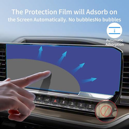 for 2026 Chevy Silverado 1500HD 13.4 Inch Navigation Touch Screen Protector - color: for 23-26 Chevy Silverado 13.4 Blue