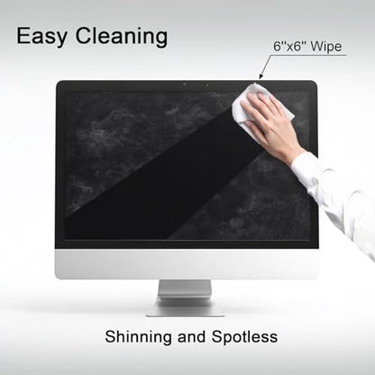 ARCHXX Screen Wipes for Electronics, 240 Count 6"x6" Pre-Moistened Screen Cleaner for Screens, Computer,Laptop,Tablet,Phone,Monitor,Car Screen Cleaner, Lens Wipes Individually Wrapped - size: 1 Count (Pack of 240)