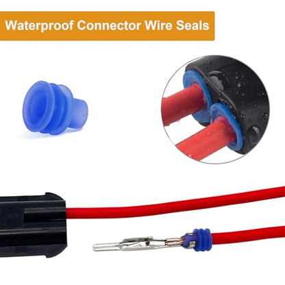 859pcs Automotive Electrical Pin Terminal Connectors Kit with Crimping Tool - color: 859pcs Pin Terminals With Crimper