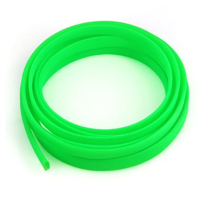 Braided Cable Management Sleeve, 16.4ft Flexible Wear-Resistant Cable Sleeve, Expandable Wire Management for Home, Office, Industry & Automobile (Green, 1/2") - color: Green, size: 1/2"