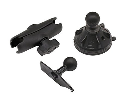 Bully Dog 30600 RAM Heavy Duty Suction Cup Windshield Mount Kit for GT & WatchDog – Fully Adjustable Mount with Suction Cup + T-Slot Adapter, Secure Dash/Windshield Placement