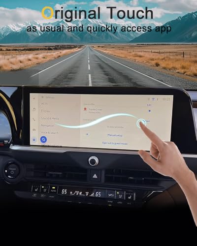 Screen Protector for Toyota Crown 2025-2026 Accessories 12.3 inch - size: for Crown Signia 12.3" screen