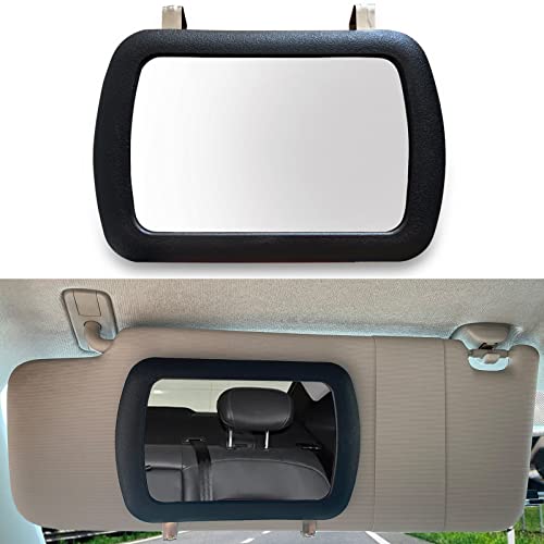 Universal Vanity Mirror - Clip-on Rear View Sun-Shading Cosmetic Mirror for Truck SUV, Car Accessory