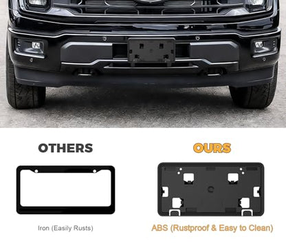 Front License Plate Frame for Ford F150 Accessories 2024-2026 - size: For F150 2024-2025