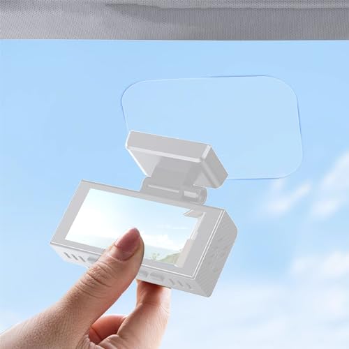 3 PCS Sticky Adhesive Pads for Dash Cam,Sticky Adhesive Replacement Tape for Dash Cam Mount,Car Camera Base,Phone Car Mount, with 3 Pcs Car Windshield Electrostatic Sticker (1.57×1.38in) - color: 1.57×1.38in