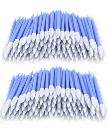 Wellgler's 200pcs Foam Cleaning Swabs，for Electronic, Gun Cleaning or Clean Solenoid Valves（Ideal for Cleaning Narrow Gaps or Tracks）