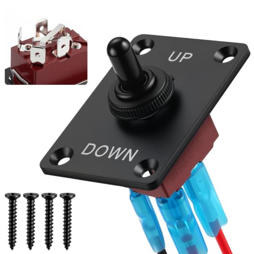Justech 6 Pin 3 Position Momentary Reverse Polarity Toggle Switch - size: 6 PIN