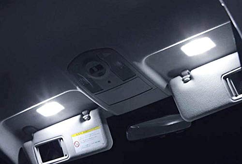 iJDMTOY (2) Super Bright 6-SMD 29mm 6614F LED Replacement Bulbs For Car Sun Visor Vanity Mirror Lights, Xenon White