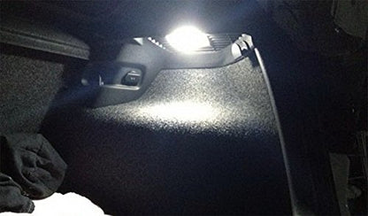 iJDMTOY Xenon White LED Trunk Cargo Light Compatible With Hyundai Accent Elantra Genesis Coupe Sonata, Kia Optima Forte Rio K900 etc., OEM Replacement (Powered by 18 Pieces of SMD LED Lights)