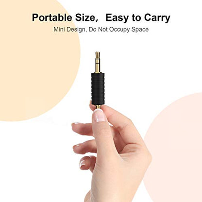 CableCreation 2 Pack 3.5mm 1/8 Stereo Jack to 3.5mm Audio Adapter Connector - style: Male to Male