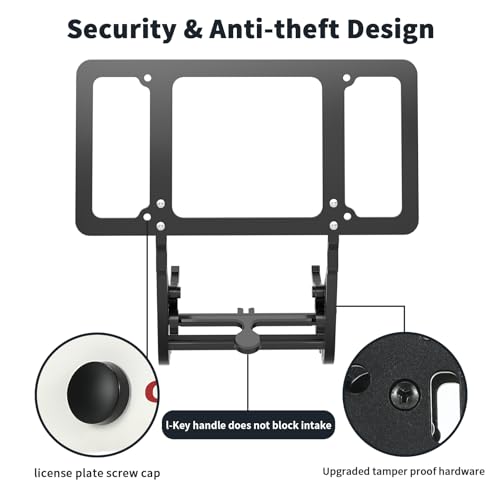 2026 Tesla Model Y Juniper Premium License Plate Holder - Unobstructed Camera Visibility - No Drill Front License Plate Bracket Mounting Kit with Anti Theft Features (ONLY Fit Model Y Premium) - size: 2026 Model Y Juniper Premium