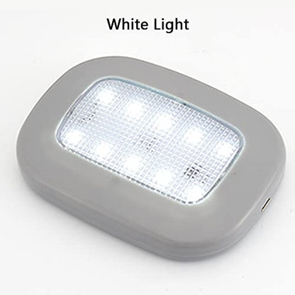 CYDZSW Car LED Lights Interior Battery Powered,USB Charging 10LED Small Wireless Dome Light Inside,RV Camper Shell Ceiling Roof Lights,Trunk Light