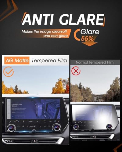 CDEFG Matte Anti Glare For 2024 2025 2026 Lexus TX 350 Screen Protector - 14 Inch Tempered Glass - TX (350 /500h) Touchscreen Accessories - color: Lexus TX 14 Inch Matte