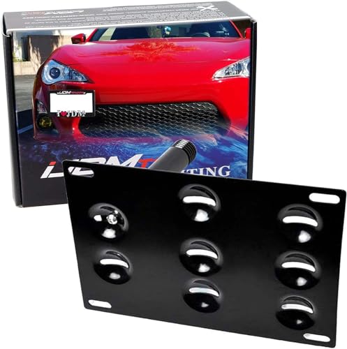 iJDMTOY Tow Hook License Plate Mounting Kit for BRZ/WRX/FR-S/86/Prius