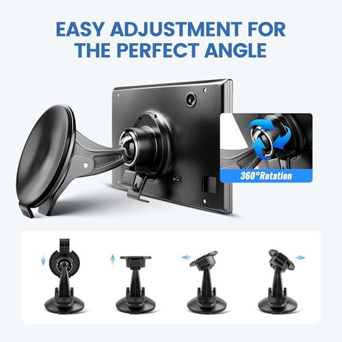 EWAY for Garmin Nuvi Drive Drivesmart Windscreen Windshield Suction Cup Mount Holder Bracket Cradle Mount or Garmin GPS 40 42 52 55 60 61 67 68 2457 2497 2539 2557 2558 2577 2597 LT LMT