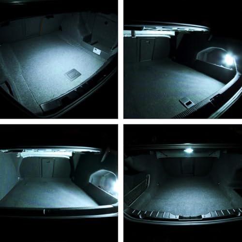 iJDMTOY Super Bright 2W High Power Aqua Ice Blue Full LED Trunk Cargo Area Light Assembly Compatible With Lexus, Compatible With Toyota, Powered by 20-SMD LED Diodes - style: Aqua