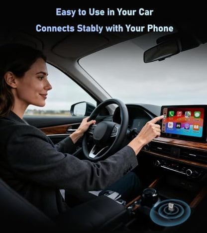Tsnam Wireless CarPlay Adapter for iPhone & Android Auto USB Dongle