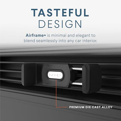Kenu Airframe+, Air Vent Car Phone Holder Mount, Cell Phone Stand for Car, Expandable Grip & 360 Degree Pivot, Compatible with Latest iPhones, Samsungs, & Androids - size: Medium to Large Phones, style: Airframe+