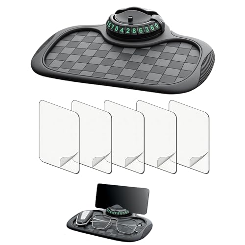 Car Anti Slip Mat Phone Holder(Black Square)