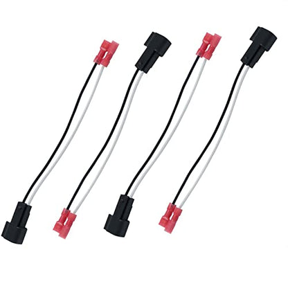 4 Pack Speaker Harness Replacement for Ford Lincoln Chevy GMC Mercury Mazda Models Front Rear Door Speaker Wiring Harness Adapter 72-5600 - Door Speaker Replacement - style: 72-5600