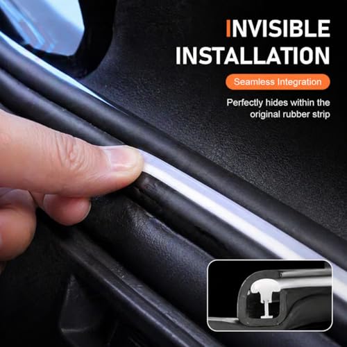 13.12Ft Car Trunk LED Light Strip, Auto Trunk On Off Sensor Ambient Lamp, Flexible Cuttable PVC Waterproof Cargo Lighting, Universal for Most Cars, SUVs, Vans (White) - color: White
