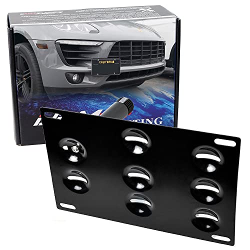 iJDMTOY Tow Hook License Plate Mounting Kit for Porsche Macan/Audi Q7