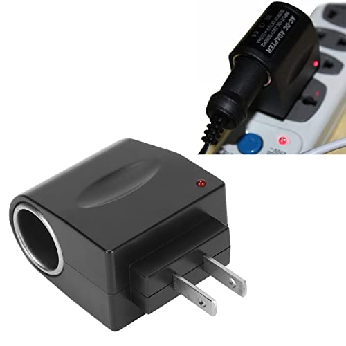 12V 1.5A DC Converter, AC 110V 240V to DC 12V Car Cigarette Lighter Socket Power Adapter, 18W Power Supply Converter Transformer Wall Plug Adapter for Small Car Electronics(U.S. Plug)