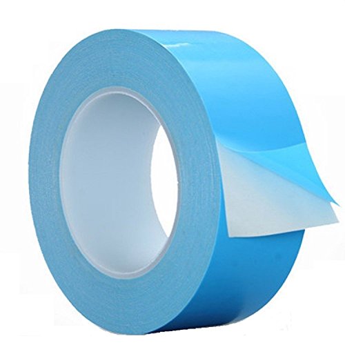 HPFIX Thermal Adhesive Tape 30mm by 25M, High Performance Thermally Conductive Tape Apply for Coolers, Heat Sink, LED Strips, Computer CPU, GPU, Easy to Apply & High Durability - size: 30mm x 25M