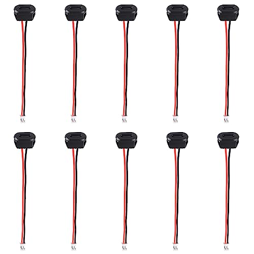 10PCS Type C Female Socket to 2Pin Header Wire Extension DC 5V Power Cord Pitch 2.0mm Panel Mount USB C Waterproof Jack Extension Power Cable - style: E