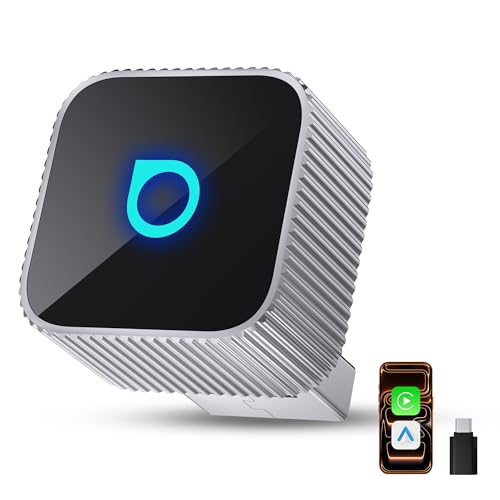 OTTOCAST Mini Cube Wireless CarPlay Adapter & Android Auto Adapter - color: Silver
