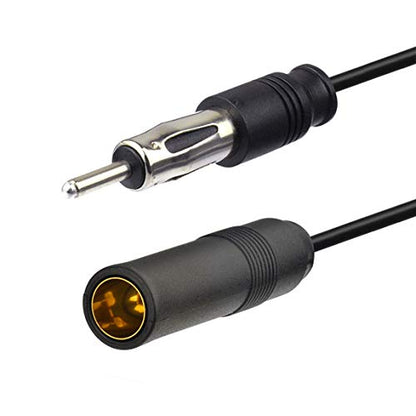 Bingfu Car Radio Antenna Extension Cable 50cm / 20 inch FM AM Radio Car Antenna Extension Coaxial Cable Cord DIN Plug Connector for Vehicle Truck Stereo Head Unit CD Media Receiver Player - size: 20 inch / 50cm