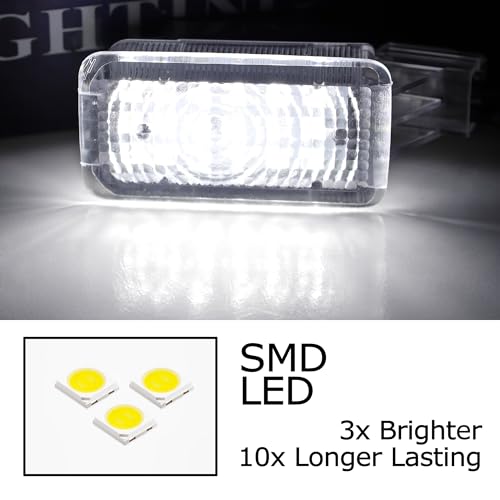 iJDMTOY Xenon White 18-SMD Full LED Footwell, Door Sill, Under Side Door Courtesy Lights, Compatible With Acura TL TLX RDX MDX ZDX, etc - style: Xenon White