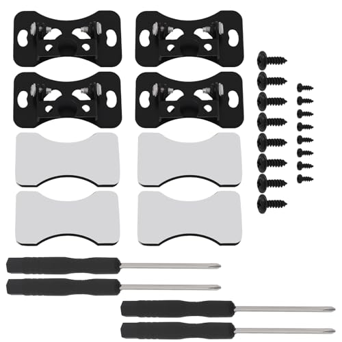 4PCS Rear Camera Mounting Bracket with Screw Holes Spacing 0.51 Inch Car Back Up Camera Mount Bracket for Rear Cameras