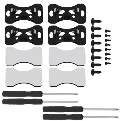 4PCS Rear Camera Mounting Bracket with Screw Holes Spacing 0.51 Inch Car Back Up Camera Mount Bracket for Rear Cameras