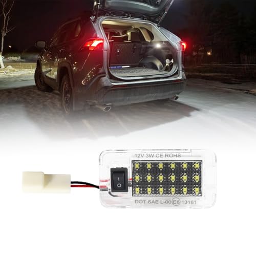 Trunk Cargo Light for 2022-up To-yota RAV4, LED hand Light with 2 modes (Switch On/Off), Rav4 Luggage Compartment Light Rear Trunk Lights, White Lighting - color: Cargo Light
