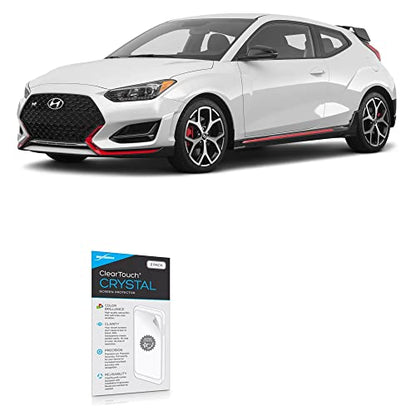 BoxWave Screen Protector Compatible with Hyundai 2021 Veloster N Display (8 in) - ClearTouch Crystal (2-Pack), HD Film Skin - Shields from Scratches