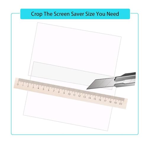 i-Tensodo 3 Pack Universal Trimmable High Definition Screen Protector for All Mini Navigation, Anti Scratch, HD Clear Screen Protector Film, Sizes: 8.07 x 7.08 inches