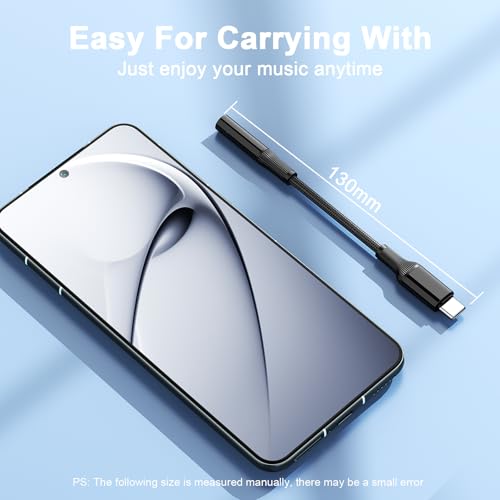 YANZIE USB C to 3.5mm Audio Adapter 2-Pack, Aux Headphone Jack Dongle