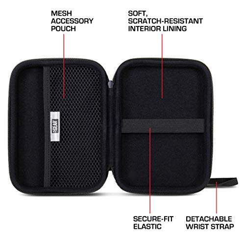 USA Gear Hard Shell Electronics Organizer 7.5 Inch Travel Case - Cable Organizer with Scratch Resistant Interior, Compatible with Garmin GPS, Portable Hard Drive, Phone Charger & More - Galaxy
