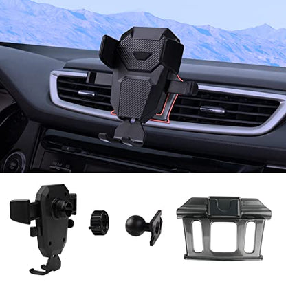 Karltys Compatible with Cell Phone Holder Nissan Rogue 2014-2020 (Not for Rogue Select) /Rogue Sport 2017-2023 /Murano 2015-2023 Car Mobile Phone Holder Dashboard Air Vent Mount Adjustable Stand - size: 14-20 Rogue 15-23 Murano Phone Holder