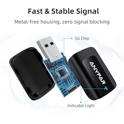 C5 Wireless CarPlay & Android Auto Adapter Car Play Mini Dongle