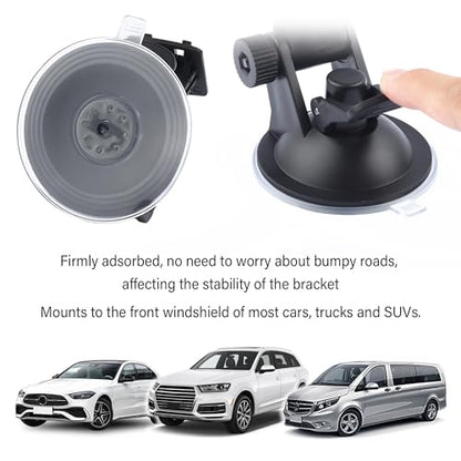 Car Backup Camera Monitor Stand,Reverse Camera Monitor Mount with Strong Suction Cups,Adjustable Windshield Mount for Car Truck SUV 4.3" & 5" Backup Camera with Monitor