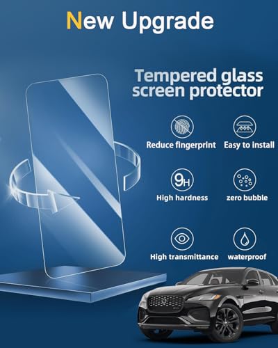 Screen Protector for Jaguar F-pace 2021-2026 Accessories 11.4 inch - size: for F pace 11.4 inch