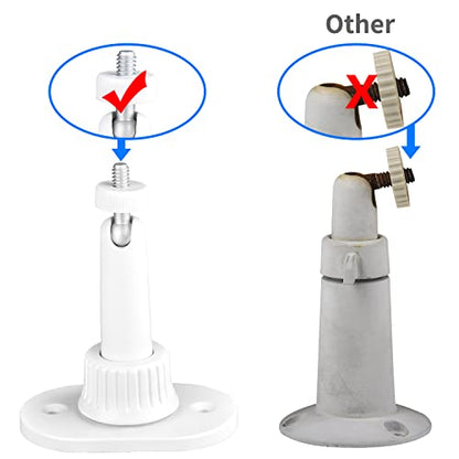 2Pack Adhesive Wall Mount Compatible with Ring Outdoor Cam (Stick Up Cam) and Outdoor Cam Plus and Indoor Cam (1st Gen) Camera,360 Degree Adjustable Mounting Bracket for Surveillance Camera