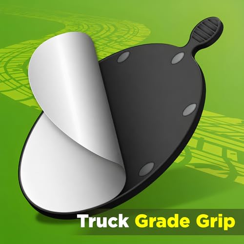2 pcs Heavy Duty Dashboard Pad Mounting Disk for Semi Trucks 4.5" (114.3 mm) Adhesive Disc for Suction Cup Phone & Tablet Mounts, GPS & Dash Cam Trucker Mounts Adhesive, Extra Strong w/Side Grip - size: Pack of 2
