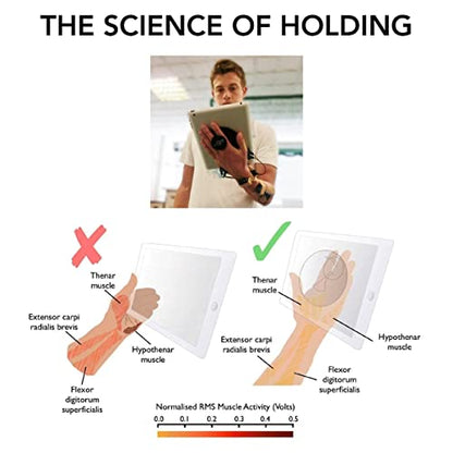G-Hold - Universal Tablet Holder Works with Any Tablet, e-Reader, iPad - Ergonomic, Rotating, Folds Flat and Adjustable (Champagne Gold) - color: Champagne Gold