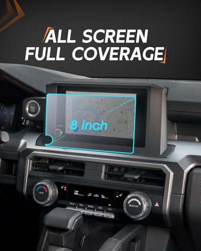 CDEFG Matte Anti Glare for 2025 2026 Toyota 4Runner Screen Protector, 8 Inch Touchscreen, 4Runner 2025+ Accessories Matte Tempered Glass - color: 4Runner 8 Inch Matte