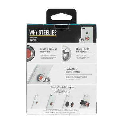 Nite Ize Steelie Orbiter Dash Kit - Metal Plate Attaches to Exterior of Charger - Dashboard System with Magnetic Socket, Dash Mount & Metal Plate - Orbiter - style: Orbiter