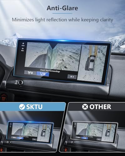 SKTU 2PCS for 2026 2027 Honda Pilot Accessories Screen Protector 12.3 Inch for 2026+ Honda Pilot (Sport/EX-L/Touring/TrailSport/Touring Blackout/Elite/Black Edition) 12.3-Inch Multimedia Touchscreen [Ultra HD, Anti-Glare&Scratch] Honda Pilot 2026 2027 Acc