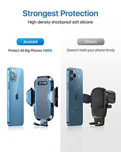 andobil Upgraded 15" Cup Holder Phone Holder, 【Solidest & Adjustable】 Military-Grade Long Gooseneck Cup Phone Holders for Your Car Truck, Car Phone Holder for iPhone 17 Pro Max 16 15 14/Samsung/Pixel - color: Gooseneck-Black